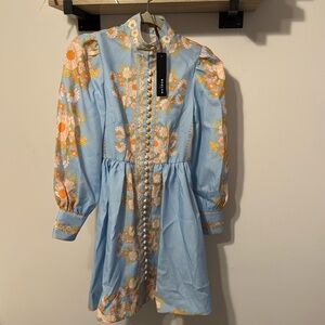 Beulah Goldie Floral Button Up Dress